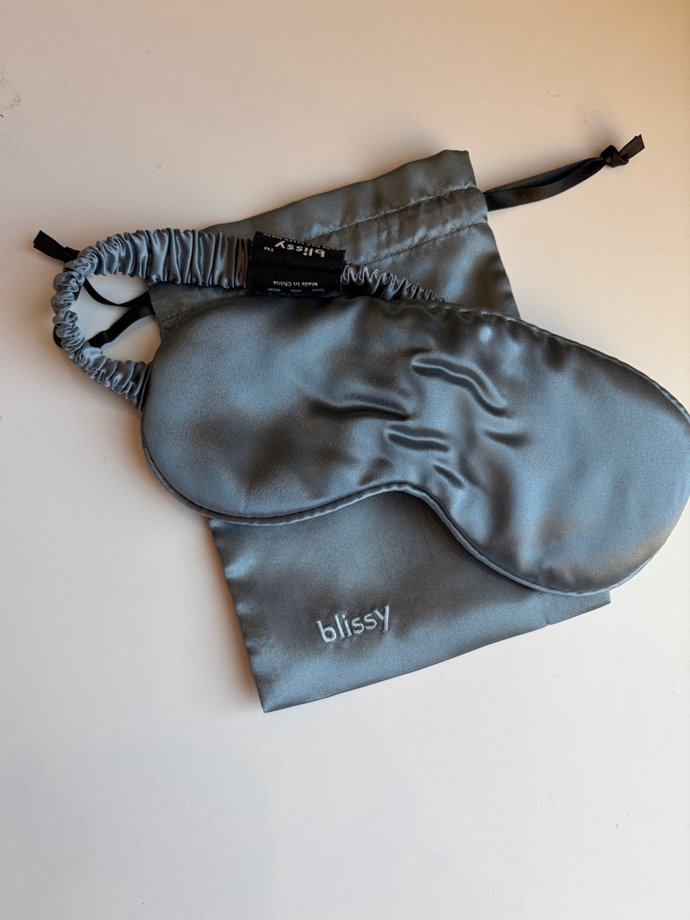 Blissy Pure Silk Sleep Mask and Pouch